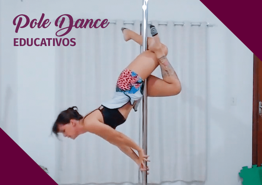 MINIATURA Educativo de Pole Dance – Não passe mal na giratória