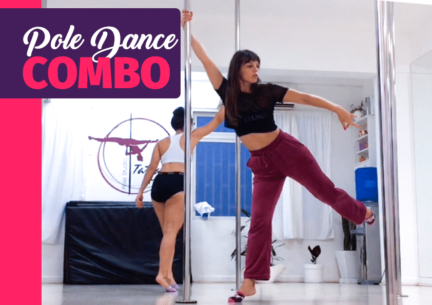 MINIATURA Pole Dance Combo – Combos de Giro (Carrossel – Reversa Grab – Chair)